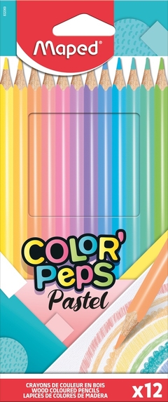 Pinturita Color Peps pastel x 12 Maped