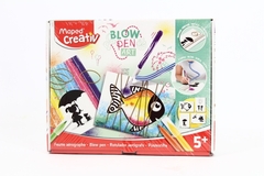 Set creativo Maped Blow Pen ART bandas x 6 colores