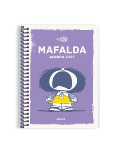 Agenda 2023 Mafalda Feminista semanal columnas espiral