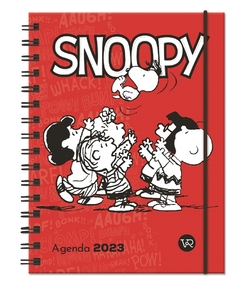 Agenda 2023 Snoopy roja espiral