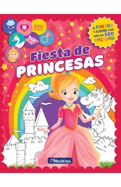 Fiesta de princesas - Pintar y jugar con 500 stickers - comprar online