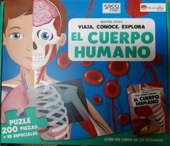 EL CUERPO HUMANO - LIBRO + VIAJA APRENDE EXPLORA - PUZLE 200 PIEZAS + 10 ESPECIALES