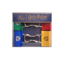 Binder clips Harry potter Manitos x 4 casas