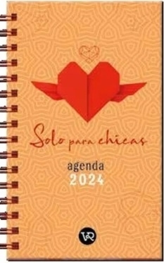 Agenda 2024 Solo para chicas corazon origami