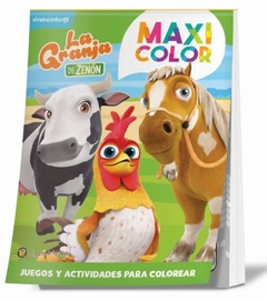 Maxi color La granja de Zenon tapa Verde