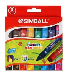 Crayones x 8 Simball Jumbo Maxi