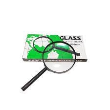 Lupa Glass Plástica Vidrio 90mm