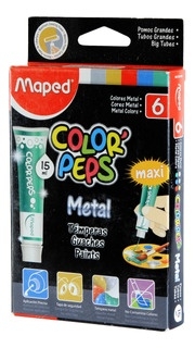 Tempera Color Peps x 6 Girly / Metal