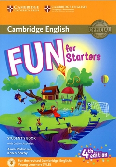 FUN FOR STARTERS 4/ED 2018 - SB + ONLINE ACTIVITIES + AUDIO