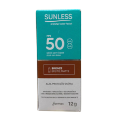 Protetor Solar Facial Bastão p/ Pele Negra Matte Fator 50 - comprar online