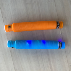 Pop Tube Tubo Grande Fidget Toy c Luz 2 Un Descompressão/4