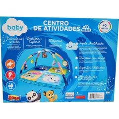 Tapete Centro de Atividades Educativo para Bebes Infantil Quadrado/2