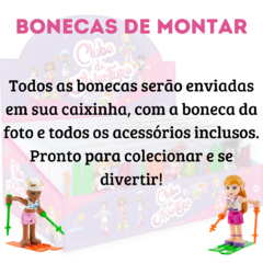 Boneca Juli Clube da Aventura Brinquedo Infantil Menina 1Und/4