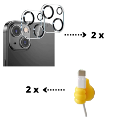 Película para Câmera Iphone 14 Pro Max Suporte Carregador 2Un - comprar online