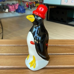 Enfeite Para Cozinha Armário Mesa Geladeira Pinguim Cerâmica/1