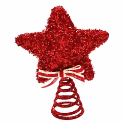 Estrela para Árvore de Natal Vermelha Média/Grande