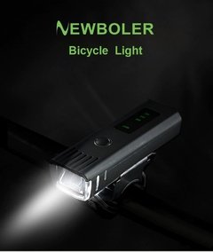 Farol Lanterna Para Bike Forte Até 8 Horas e Sensor USB Clube de Mães/4