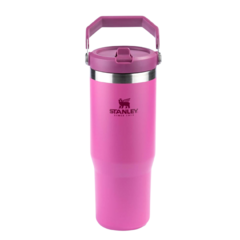 Copo Garrafa Stanley Tumbler Flip Azalea Rosa c/ Canudo 887 ml/1