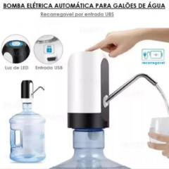 Bomba Elétrica p/ Bebedouro Filtro Automático Recarregável - comprar online