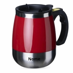 Caneca Térmica Chá Café com Mixer e Nome Gravado 400 ML/5