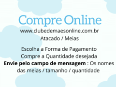 Catálogo Meias 3/4 Infantil na internet