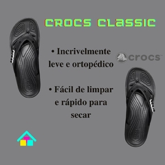 Chinelo Crocs Masculino Original Ortopédico Macio Adulto Preto/5