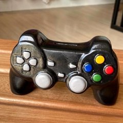 Cofrinho Decorativo Controle de Vídeo Game em Cerâmica/3