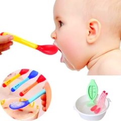 Colher para Bebe Termica Silicone Sensivel a Temperatura/7