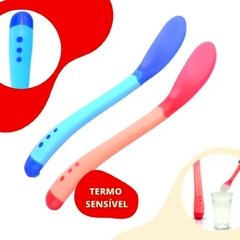 Colher para Bebe Termica Silicone Sensivel a Temperatura/4