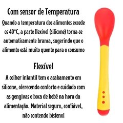 Colher para Bebe Termica Silicone Sensivel a Temperatura/9