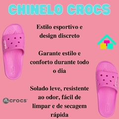 Crocs Chinelo Esportivo Crocband Slide Rosa/5