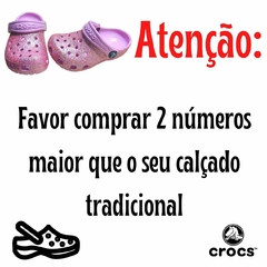 Crocs Infantil com Gliter Arco-íris Menina/4