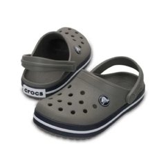 Crocs Infantil Crocband Cinza com Pingente Brinde 29 ao 34/5