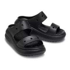 Sandália Crocs Classic Crush Platform Sandal Black Tamanho 35 ao 40/1