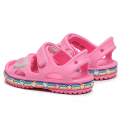 Crocs Sandália Infantil FunLab Rainbow Pink Lemonade 22ao31/3