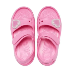 Crocs Sandália Infantil FunLab Rainbow Pink Lemonade 22ao31/4