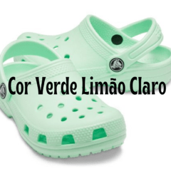 Crocs Original Verde Limão Neo Mint Classic 22 ao 30/4