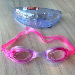 Oculos de Nataçao Infantil Regulavel Profissional Rosa