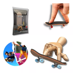 Mini Skate De Dedo Profissional De Madeira Com Rolamento - comprar online