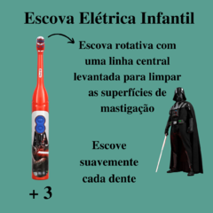 Escova Elétrica Infantil Oral B Rotativa Pilha Inclusa Menino - loja online