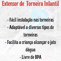 Bico Para Torneira de Banheiro Extensor Infantil Bichinhos/4