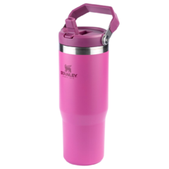 Copo Garrafa Stanley Tumbler Flip Azalea Rosa c/ Canudo 887 ml/4