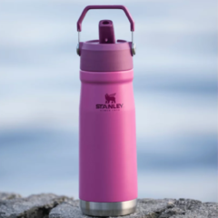 Garrafa Stanley Flip Straw Water Bottle 650 ml Azalea Rosa/5