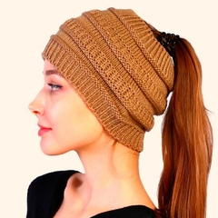 Touca Gorro de Lã para Rabo de Cavalo/7