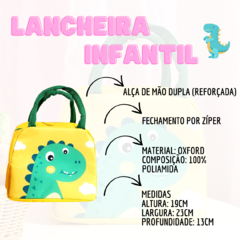 Lancheira Escolar Térmica Infantil Dinossauro 2 a 6 Anos/5