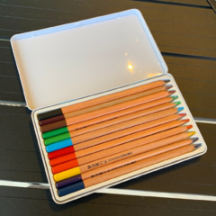 Kit com 12 Lápis de Cor Aquarelável na Case Organizadora/4