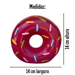 Cofre Cofrinho Cerâmica Donuts Rosa Simpsons Decorativo Para Moedas/2
