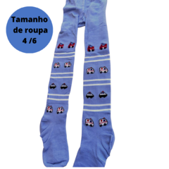 Meia Calça de Lã Infantil Quentinha com Pé p/ Menino Inverno/11