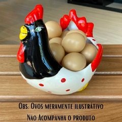 Galinha Porta Ovo Cerâmica Centro de Mesa Decorativa/10