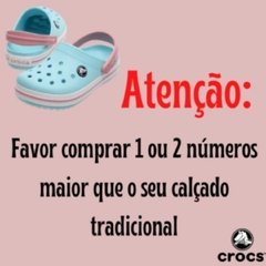 Crocs Infantil Crocband Cinza com Pingente Brinde 29 ao 34/7